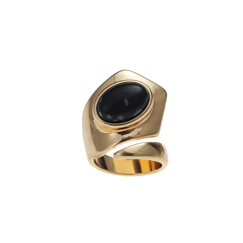 Yhpup 2017 Vintage Luxury Stone Exaggerated Women Rings Fashion Jewelry