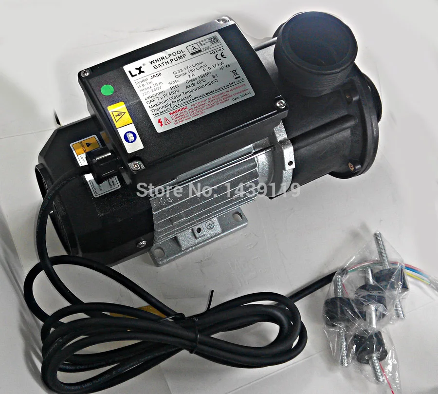 Whirlpool Spa Pool Pump - 250 Watt -massage bath Pump JA35 0.35HP/0.25KW & Bathtub pump as bathtub part Whirlpool Spa Pool Pump - 250 Watt -massage bath Pump JA35 0.35HP/0.25KW & Bathtub pump as bathtub part