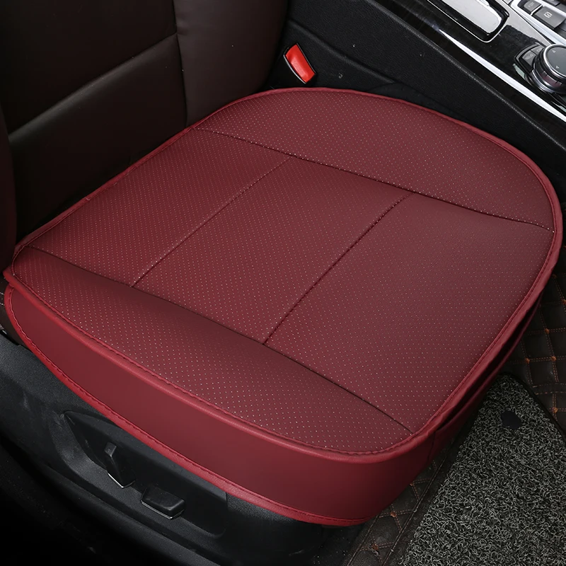 

KKYSYELVA 1pcs Automobiles Interior Accessories Summer Driver Seat Cushion Car Chair Pad Universal Car seat covers