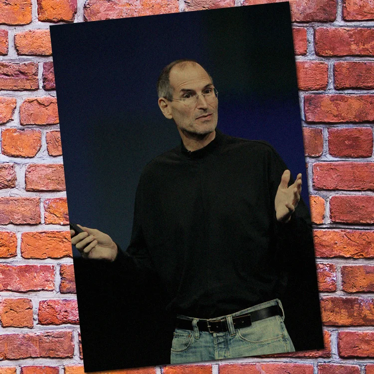 Apple Godfather Steve Jobs IT Master крафт-бумага Бар плакат, плакат в стиле ретро декоративная роспись стены наклейки