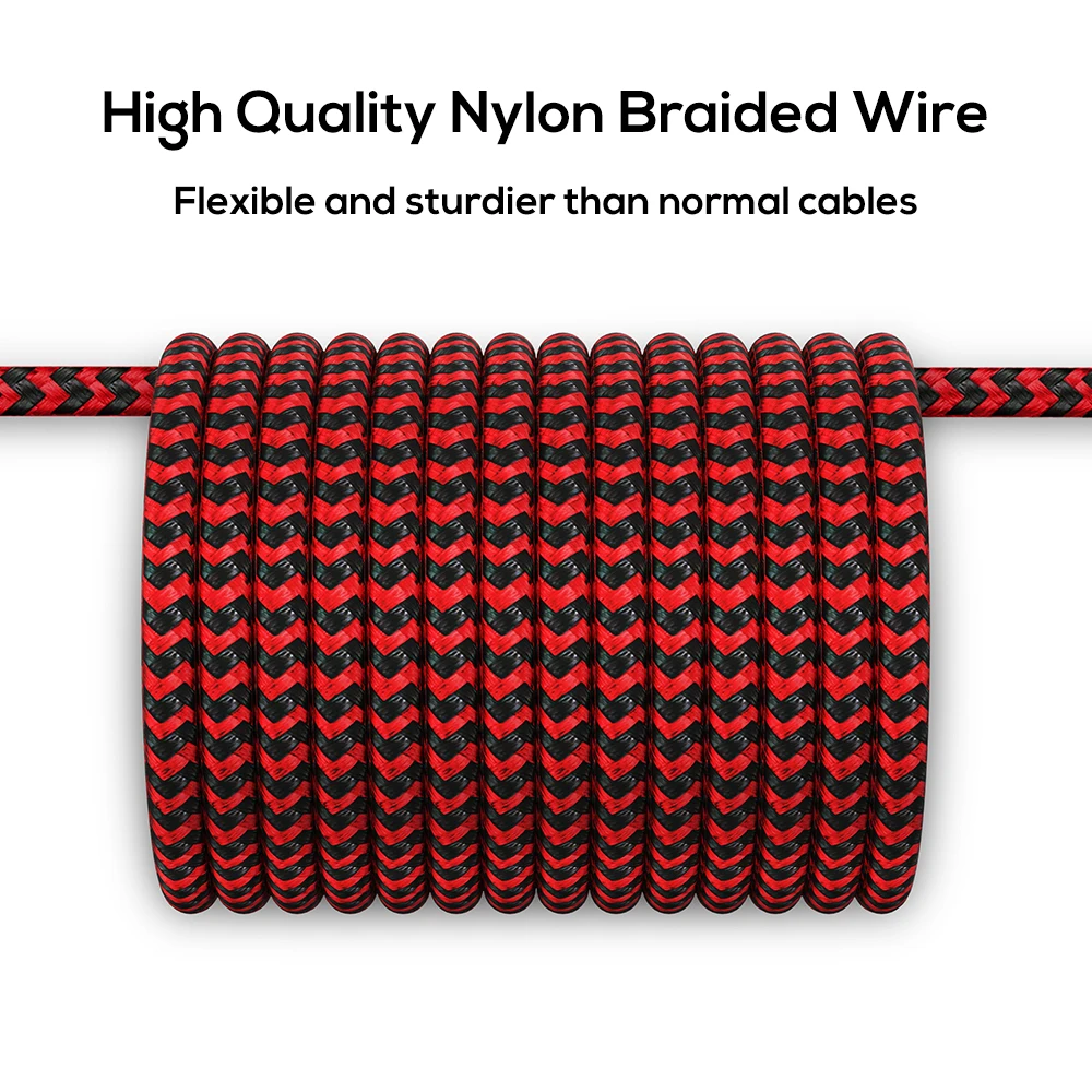 TOPK R Line3 светодиодный магнитный кабель usb type C и Micro USB Магнитный для зарядки iPhone X 8 7 6