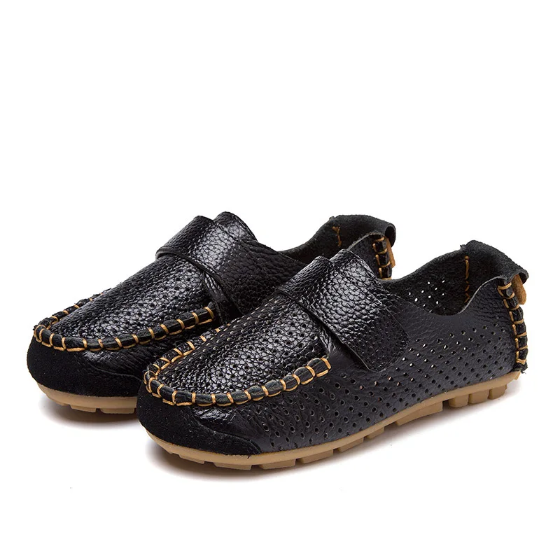 2017 summer children's casual shoes boys genuine leather shoes for kids