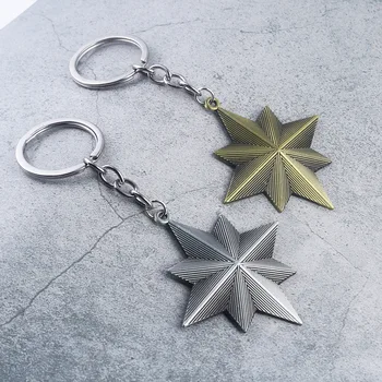 

freeshiping Anise star sign keychain 20 pcs/lot fashion keychain