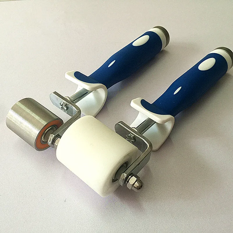 Wallpaper Roller 1pc pom handle seamed roller+1pc stainless steel handle wallpaper Wallpaper Roller 1pc pom handle seamed roller+1pc stainless steel handle wallpaper