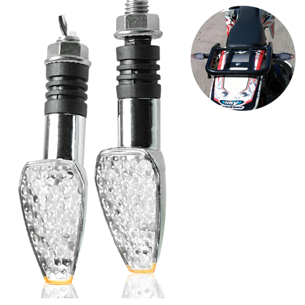 

LED Turn Signal Lights Motorcycle Mini Turning Indicators Lamp Bulb Blinker Flashers For BMW G650GS F700GS F800GT HP2 EnduRo