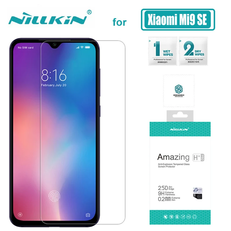 Стекло Nillkin для Xiaomi Mi 9 SE 9H + Pro ультратонкое закаленное стекло защиты экрана тонкая