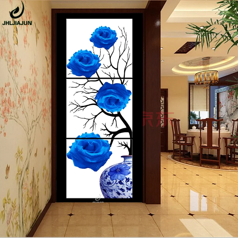 

Modular Pictures Triptych Large Vase Paintings For The Hallway Home Decorations Paintings On The Wall print Poster Canvas Art