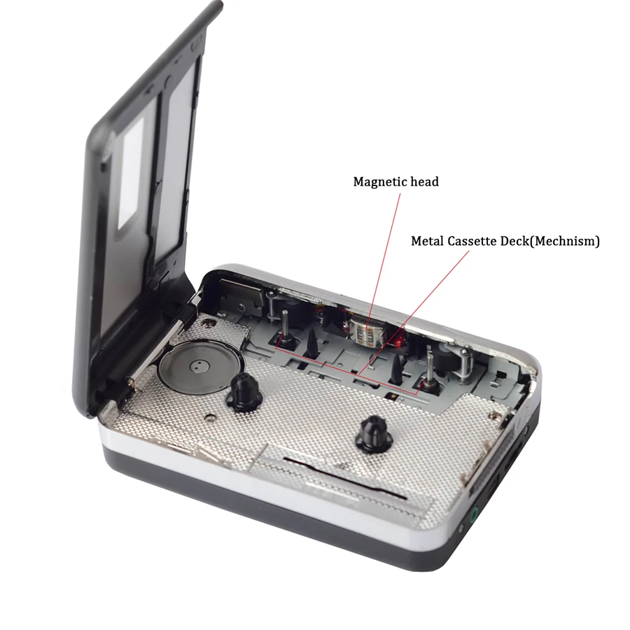 Портативный кассетный плеер, USB Кассетный MP3 конвертер CD Музыка/Walkman ленты рекордер лента к ПК/ноутбук с наушниками