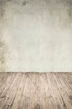 

Free shipping Thin vinyl Vintage Wooden Plank Wall Floor Wedding Studio Backdrops for photo studio 5X7ft