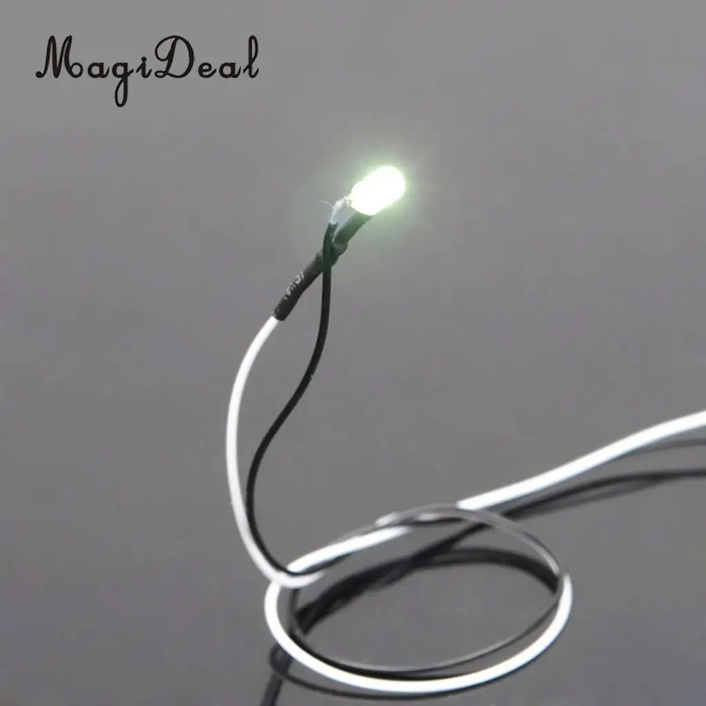 MagiDeal 5Pcs LED Light Cool Lighting Wire Cable for Sand Table Train Railroad Diorama Architecture Park Garden Lamp DIY Accs
