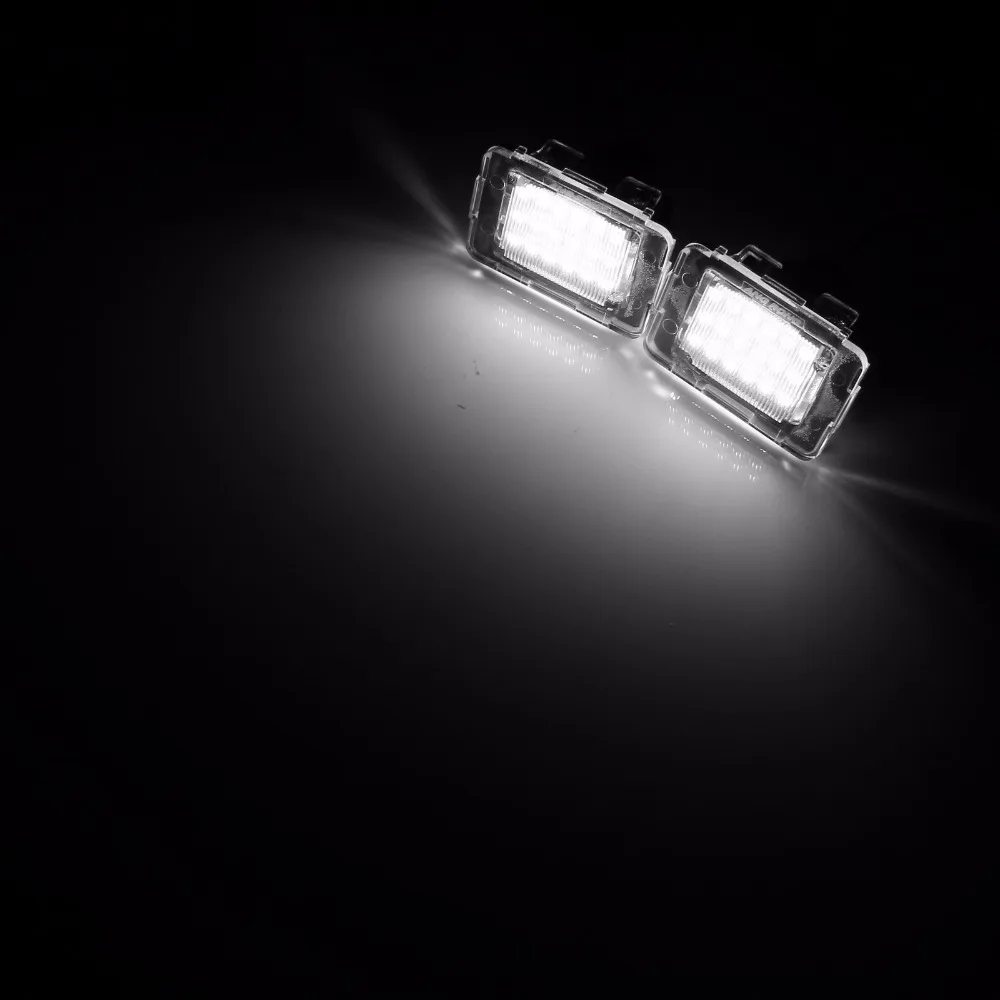 Светодиодный номерной знак ANGRONG без ошибок для Mercedes W176 W166 X156 SLK GL A ML Vito
