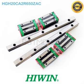 

New Original HIWIN HGR20 Linear Guide 650mm Rail with HGH20CA Linear Carriage Block HGH20CA2R650ZAC