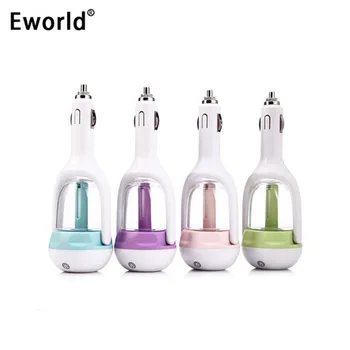 

Eworld New Mini Car Steam Humidifier Air Purifier 12V Fresh Aroma Diffuser Essential Oil Diffuser Aromatherapy Mist Maker Fogger