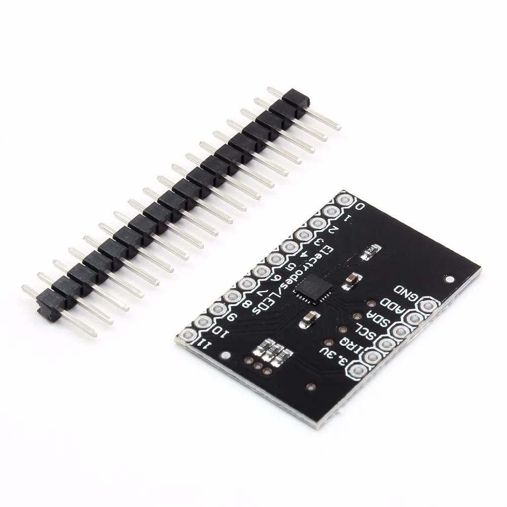 MPR121 Breakout V12 емкостный сенсорный сенсор модуль контроллера I2C клавиатура макетная