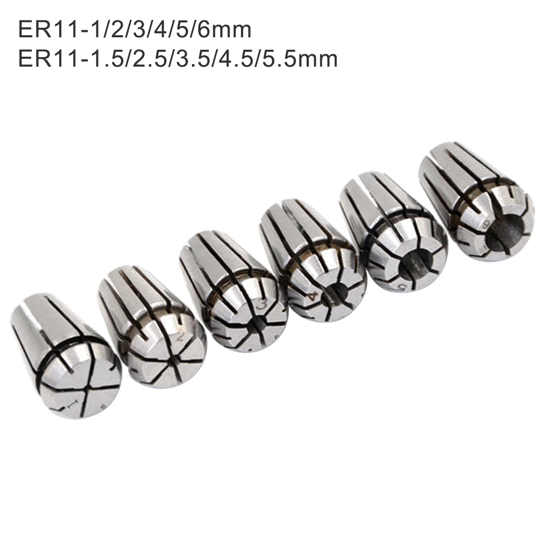 

1pc Spring Collet Chucks Tool Holder For CNC Engraving Machine&Milling Lathe ER11 1mm-6mm