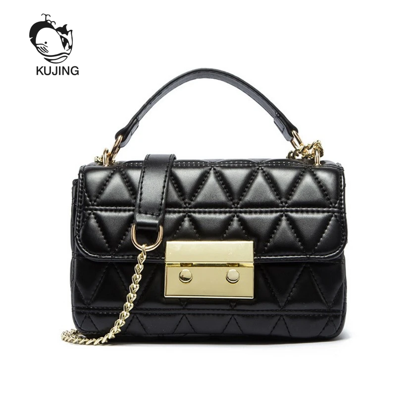 

KUJING Women's Handbags Quality Luxury Women's Bag Fashion Rhombic Women's Shoulder Messenger Bag Women Casual Small Square Bag