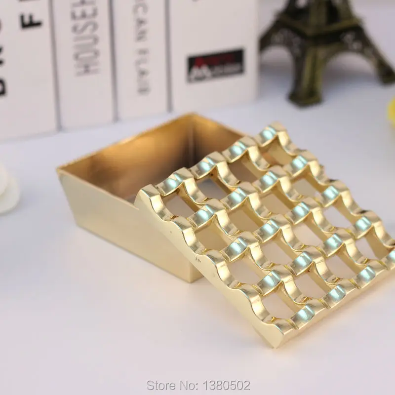 Noyin Top Grade 16 holes zinc alloy Metal Vintage Smokeless Gold