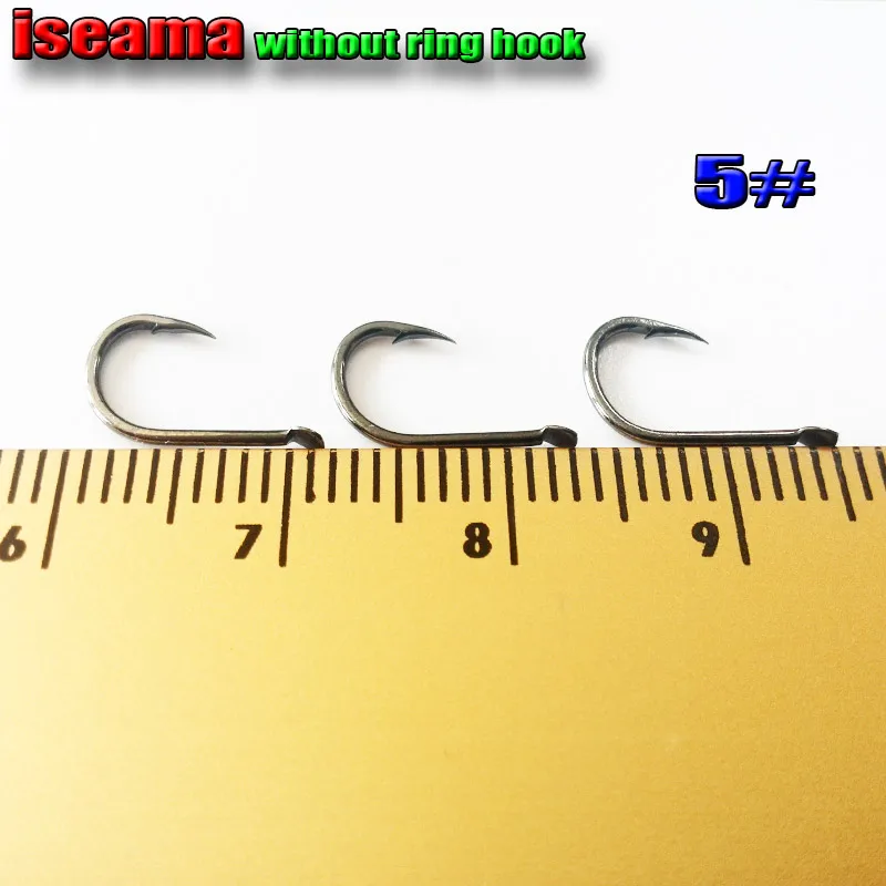 Весна хит iseasa hookd 5# разъемная застежка-молния Количество 200 шт./лот л завод по производству оптимальное для рыбалки