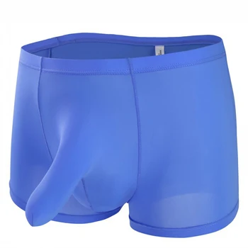 

Mens Underwear Boxers Shorts Ice Silk Elephant Nose Panties Men Sexy Cueca Boxer Shorts Male Underwear Boxer Underpants