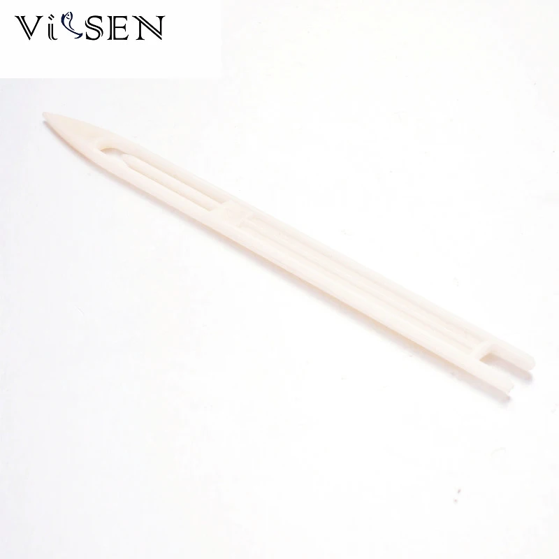 

Vissen 5 pcs Fishing Net Fishing Line Repair Netting Needle 3 Size Weaving Loom Repair Netting Needle Shuttles