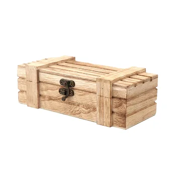 

Natural Wood Sunglasses Storage Box Retro Eye Glasses Protection Case Handmade