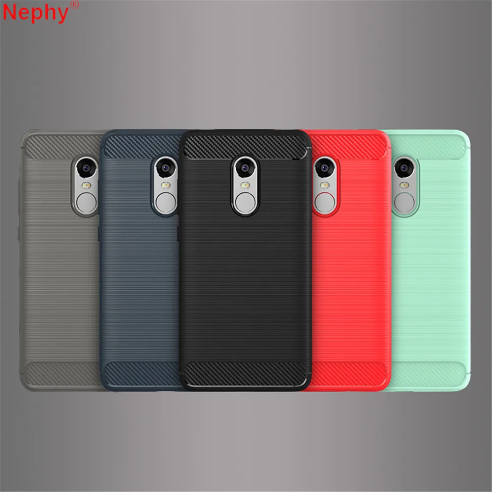 Роскошные углеродного волокна бампер чехол для Xiaomi Redmi 4A 6 про 6A 5 Plus Note 4 Red mi