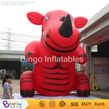 

Giant Inflatable Rhinoceros Model Inflatable Animal 6M/20ft Inflatable Rhino Cartoon Character for Advertising Cartoon Toys