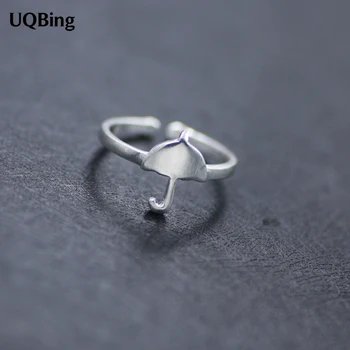 

Free Shipping 925 Sterling Silver Finger Rings Umbrella Rings Anillo Anel De