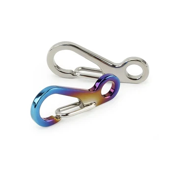 

Titanium Alloy Fast Hanging EDC Buckle Outdoor Mountaineering Camping Hiking Waist Hanging Buckle for Key Flashlight Kettle