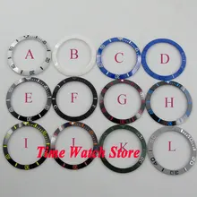 Новое Поступление Разноцветных 38 мм Parnis высококачественная керамическая рамка для мужских часов B7