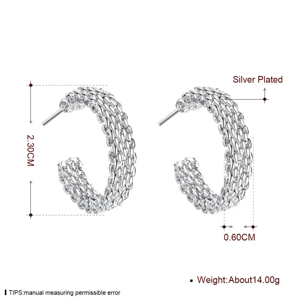 Новые трендовые позолоченные круглые серьги-кольца для женщин, серебро ...
