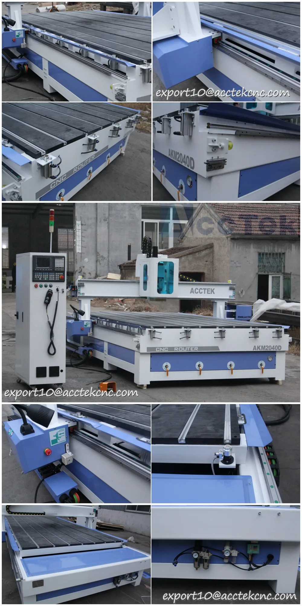 5.1325 2040 disc type air cooling ATC spindle automatic wood carving machine Details