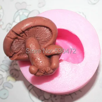 

Wholesale/retal ,free shipping,1 pcs C285 mushroom clay pottery mould silicone cake mold soap Mold FM