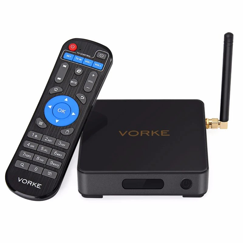 

New VORKE Z1 3GB RAM 32GB ROM Android 6.0 TV Box Amlogic S912 Octa Core Wifi BT4.0 4K Gigabit LAN Dolby HDMI Smart Media