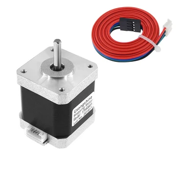 

2Pcs Nema17 Stepper Motor for 3D Printer 4-Lead 48Mm/78Oz-In 1.8A Nema 17 Motor 42Bygh 1.7A(17Hs8401)Motor
