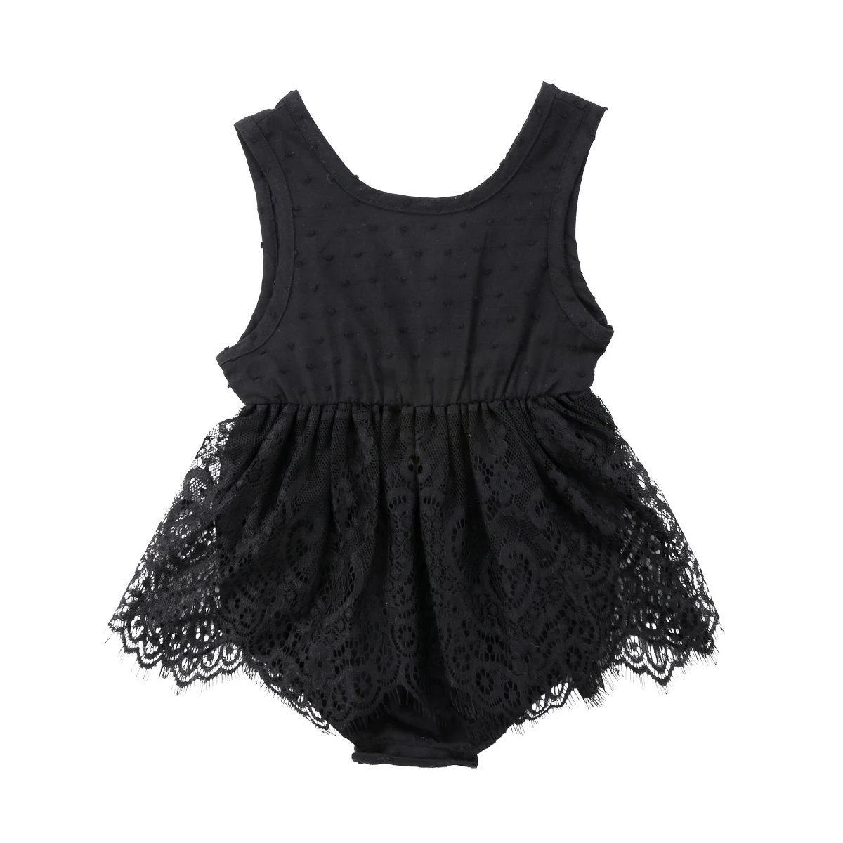 Модное Кружевное боди-пачка для новорожденных девочек, летняя одежда, одежда для малышей 0-18 месяцев, боди-платье