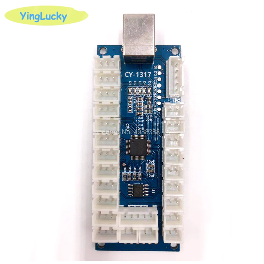 

Zero delay Upgrade 4 IN 1 Arcade controller for PS3/PS2/PC/Xbox 360 for windows Android game control board usb pc