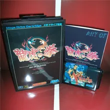MD games card-Art of Fighting Japan чехол с коробкой и руководство для MD MegaDrive Genesis игровая консоль 16 бит MD card