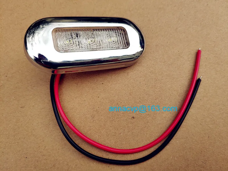 LED Boat Marine Yacht Camper RV Stainless Steel Courtesy Light (3)