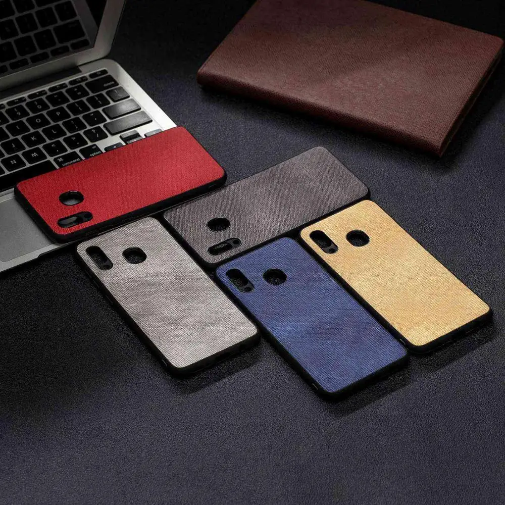 

Canvas mobile phone case new for Samsung A10 A20 A30 A40 A50 A70 M10 M20 M30 S10 Plus mobile phone case to prevent Anti-fall