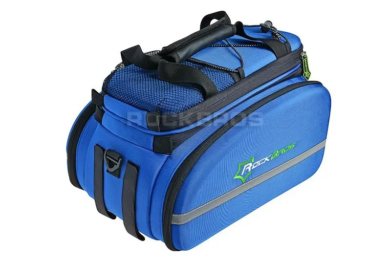 Best Rockbros 12L Mountain Bike Bag 3 In 1 Rear Rack Shoulder Sotrage Carrier Bags Handbag  Bicycle Trunk Cycling Saddle Bag 40