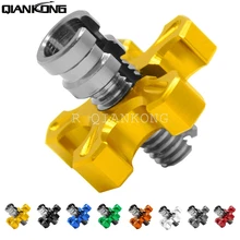 Для YAMAHA MT09 Tracer FJ-09 MT07- аксессуары для мотоциклов ЧПУ Заготовка Муфта кабель провода регулятор M10x1.5 красный/синий