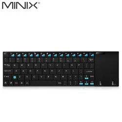 Оригинал MINIX NEO K2 Беспроводной клавиатура Нержавеющая сталь чехол клавиатура и тачпад предназначен для ТВ коробка ПК под управлением ОС