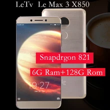 Original Letv LeEco RAM 6G ROM 64G le Max3 X850 FDD 4G Cell Phone 5 7