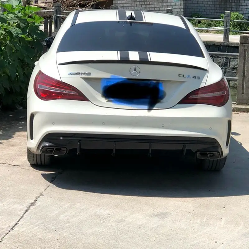 

For mercedes benz cla c117 w117 cla220 cla200 cla45 2014 2015 2016 high quality ABS rear trunk wing lip spoiler