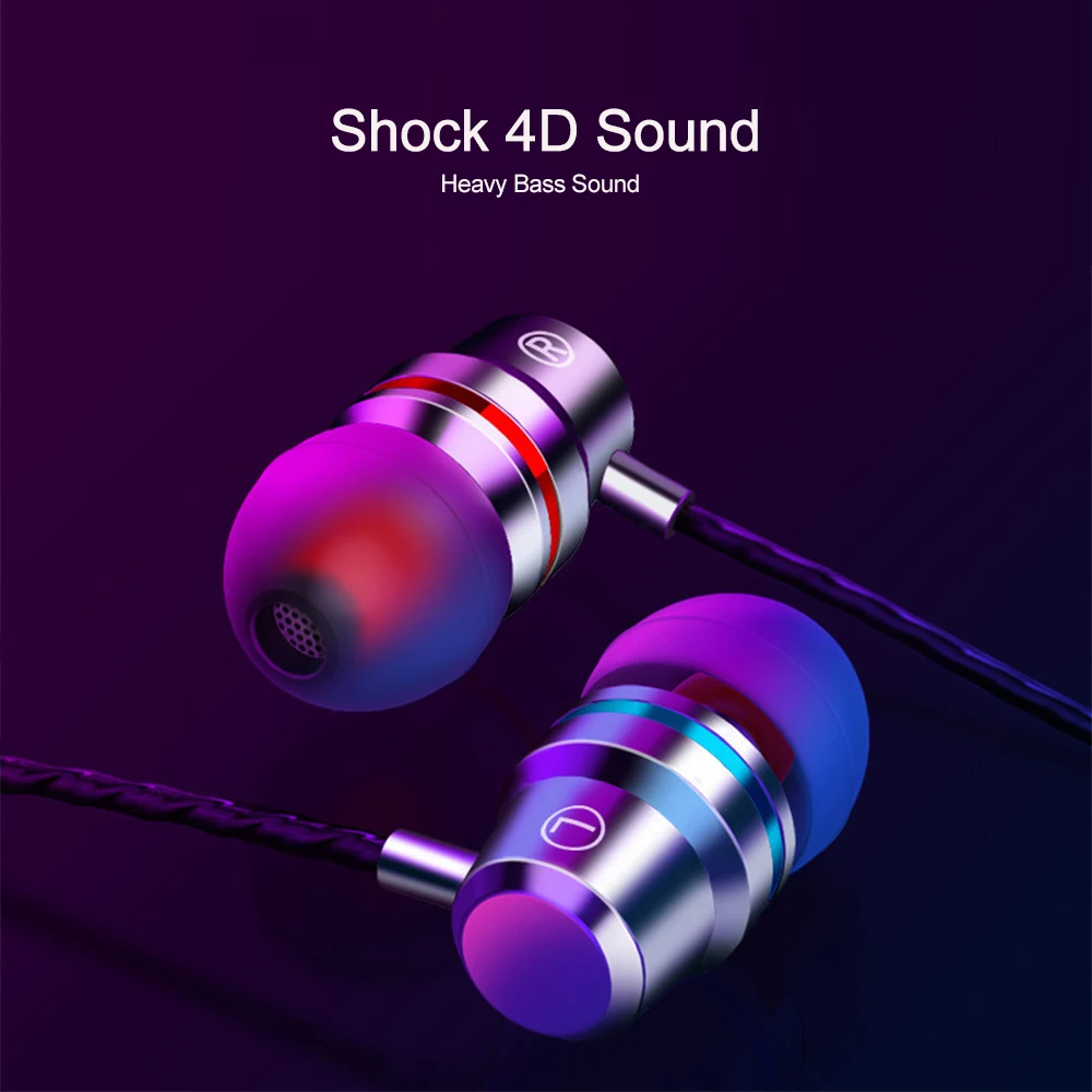 Professional Wired Earphone Heavy Bass Headphone yukizoe professional metal headphone in ear wired earphone Professional Wired Earphone Heavy Bass Headphone yukizoe professional metal headphone in ear wired earphone