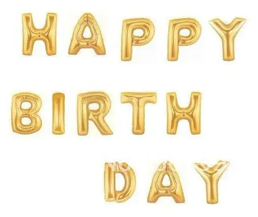 line Shop Free Shipping HAPPY BIRTHDAY 40 Inch Gold Foil line Shop Free Shipping HAPPY BIRTHDAY 40 Inch Gold Foil