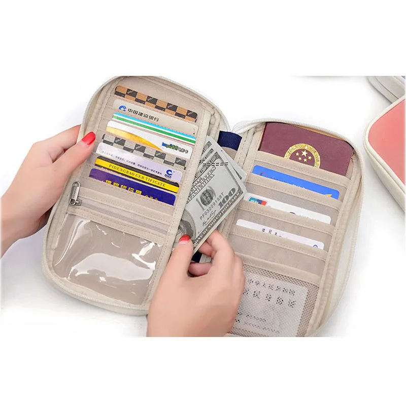 Дорожный кошелек многофункциональный заграничного паспорта владельца высокого качества мужские и женские дорожные аксессуары сумка для