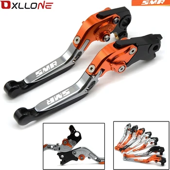 

Motorcycle Accessories Aluminum Adjustable Folding Extendable Brake Clutch Lever For KTM 990SMR/SMT 2009-2013 WITH LOGO SMR
