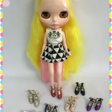 Обувь для кукол блестящая обувь для куклы blyth Azone OB кукла licca и т. Д. Длина: 2,8 см